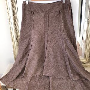 Sz5/6!wool blend skirt
